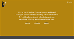 Desktop Screenshot of davidyarde.com